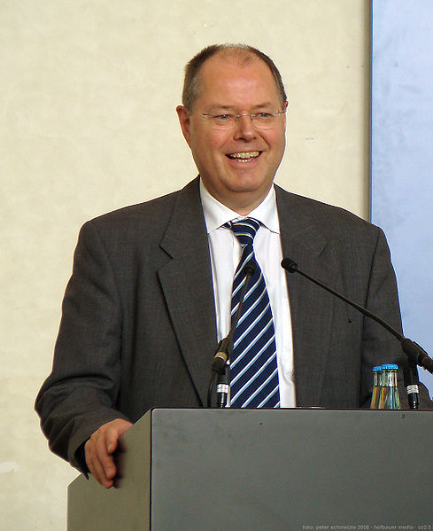 Finanzminister Peer Steinbrück (Foto:Peter Schmelzle via Wikipedia)
